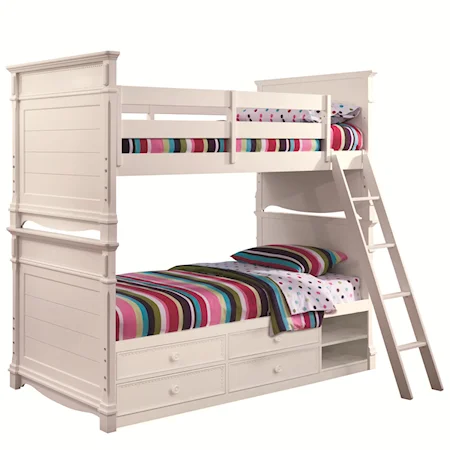 Full Bunk Bed with Storage